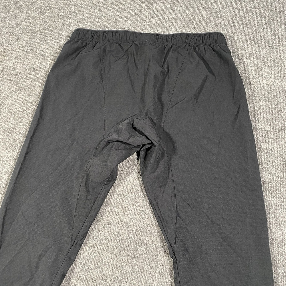 Paskho Pants Mens M Black Tech Minimalist Performance Stretch 32x32 Windbreaker - Picture 12 of 12